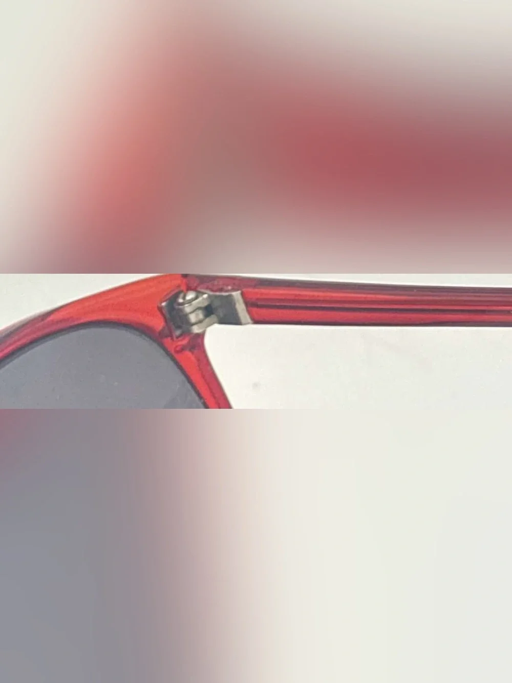 Preppy-2 Red Oval Sunglasses Frames Only
